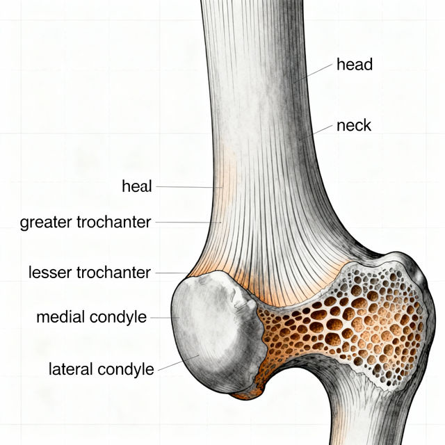 Femur Drawing gallery