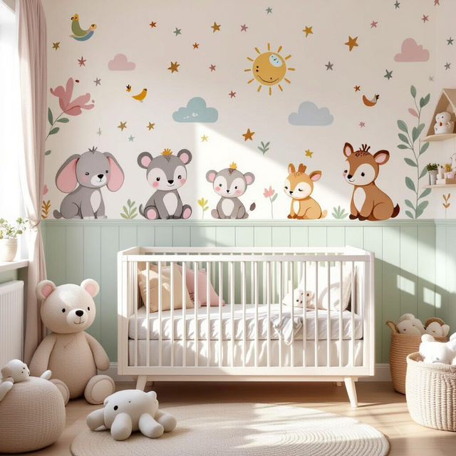 Peel and Stick Nursery Wallpaper gallery