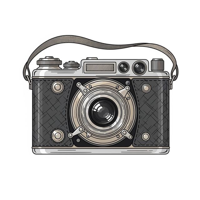 Explore AI-Generated Camera Clip Art gallery