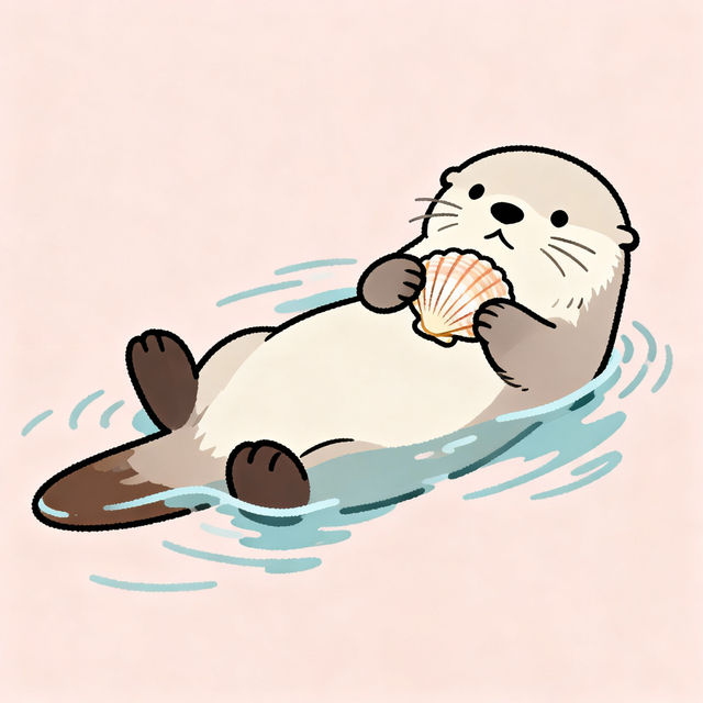 Easy Sea Otter Drawings - Made With AI gallery