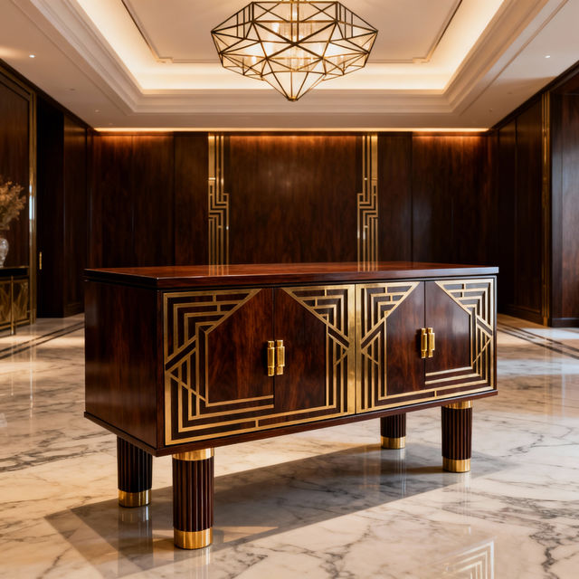 Art Deco Credenza Designs - AI Generated gallery