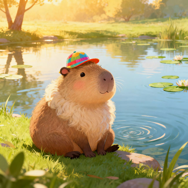 Capybara Cartoon Drawings - Made With AI gallery