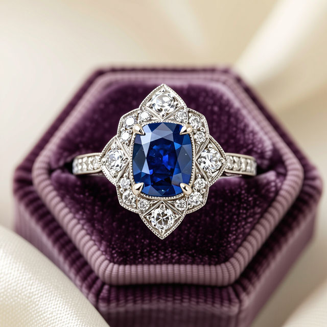 Art Deco Engagement Rings - Made With AI gallery