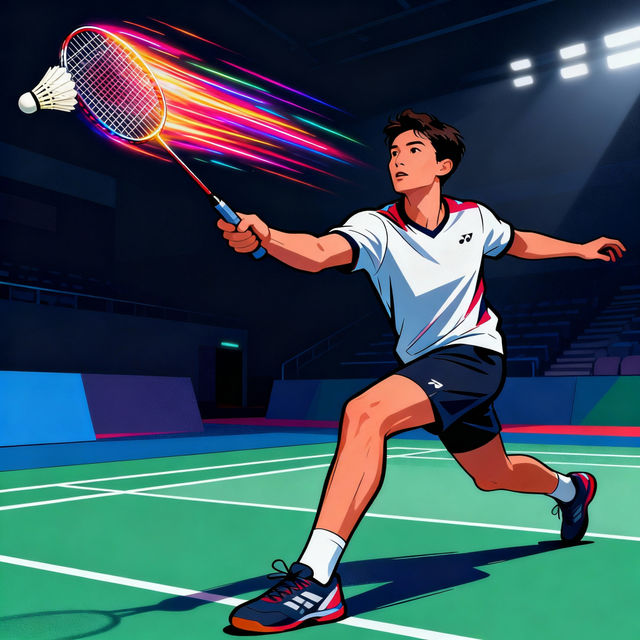 Badminton Drawings - AI Generated gallery