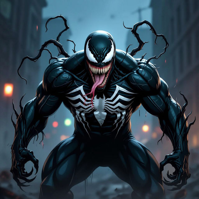 Venom Drawing Full Body gallery