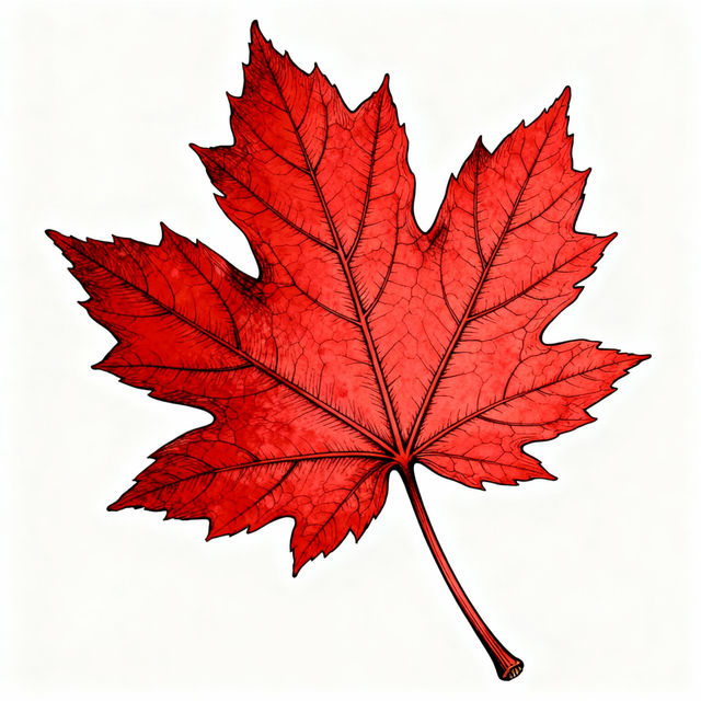 Maple Leaf Drawings gallery