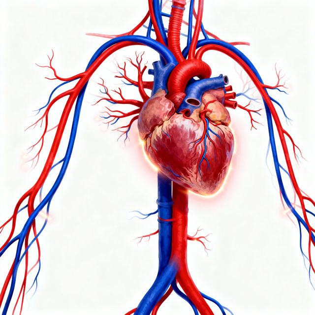 Cardiovascular System Drawings - Made With AI gallery