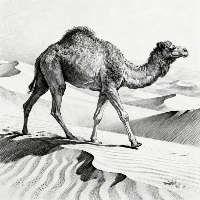 Camel Sketches - AI Generated Art gallery