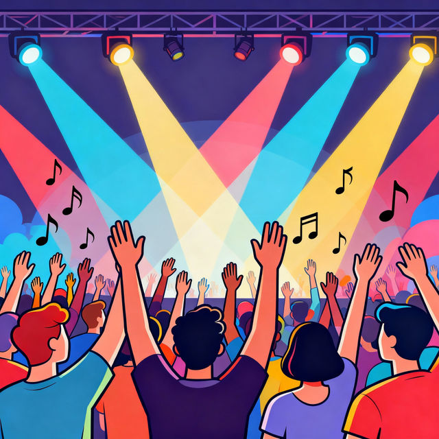 Concert Clip Art - Created With AI gallery