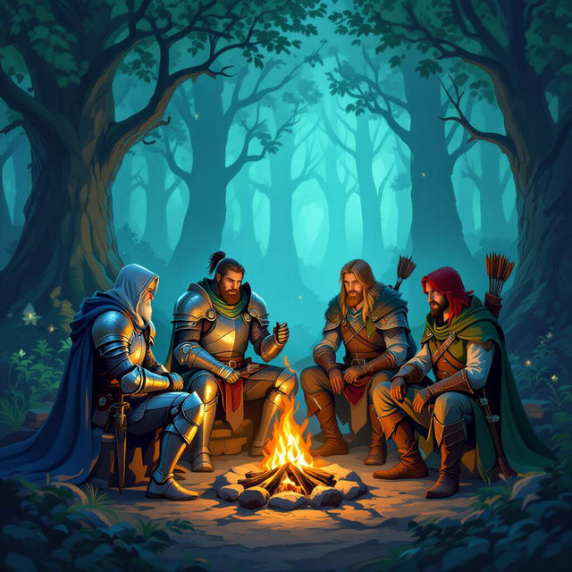 Dnd Party Art gallery