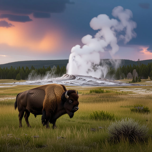 Yellowstone National Park Pictures - Made With AI gallery