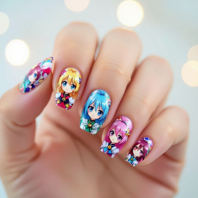 Anime Nail Art gallery