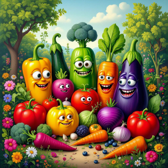 Vegetable Art - Made With AI gallery