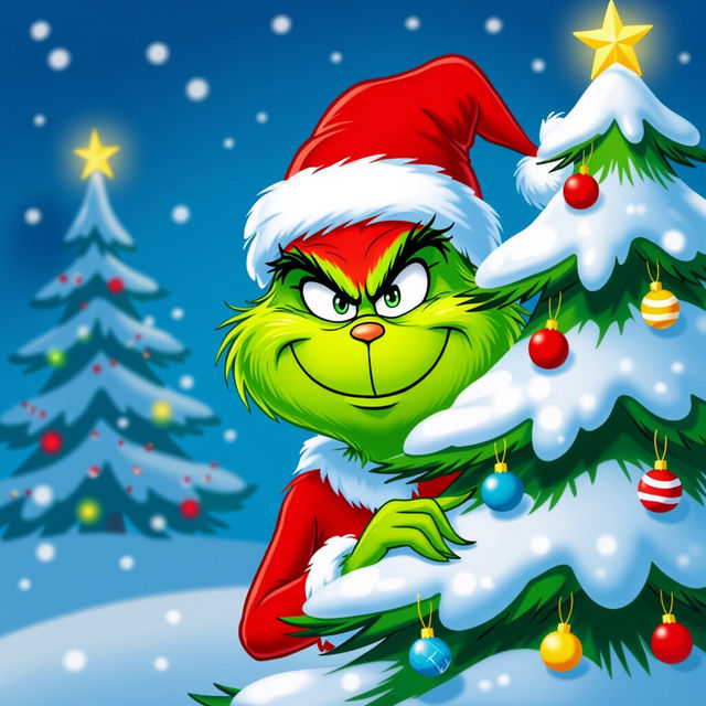 Grinch Art - Made With AI gallery