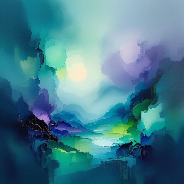 Cool Colors In Art gallery