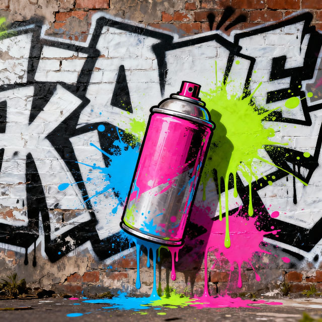 Graffiti Spray Can Drawings gallery