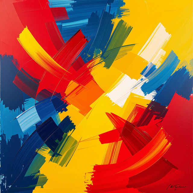 Primary Color Art - AI Generated gallery