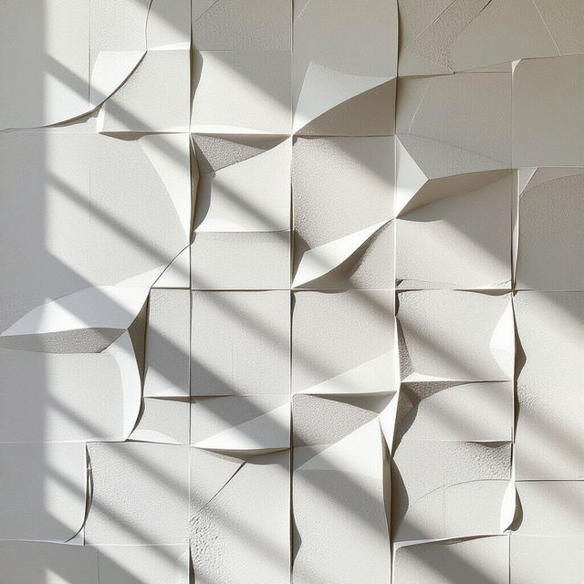 White Textured Wall Art gallery