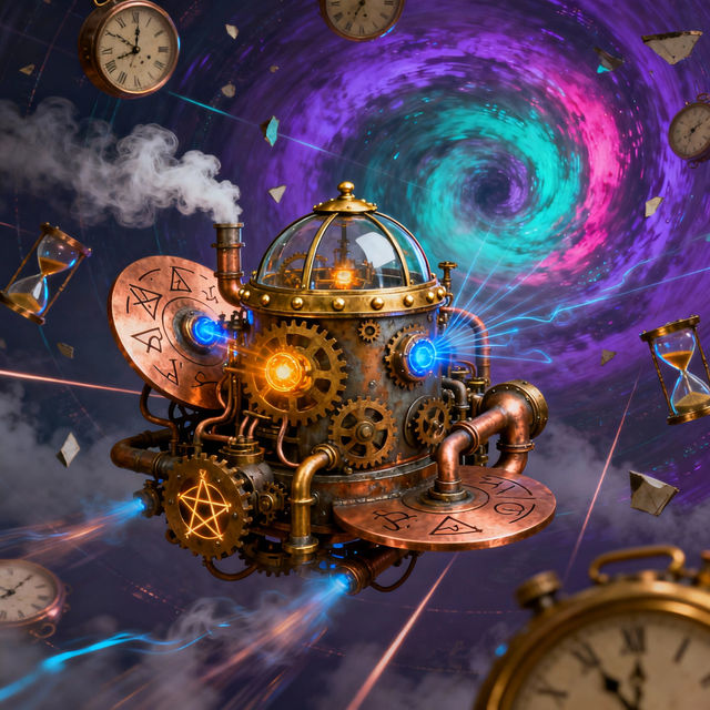 Time Machine Drawings - AI Generated Art gallery