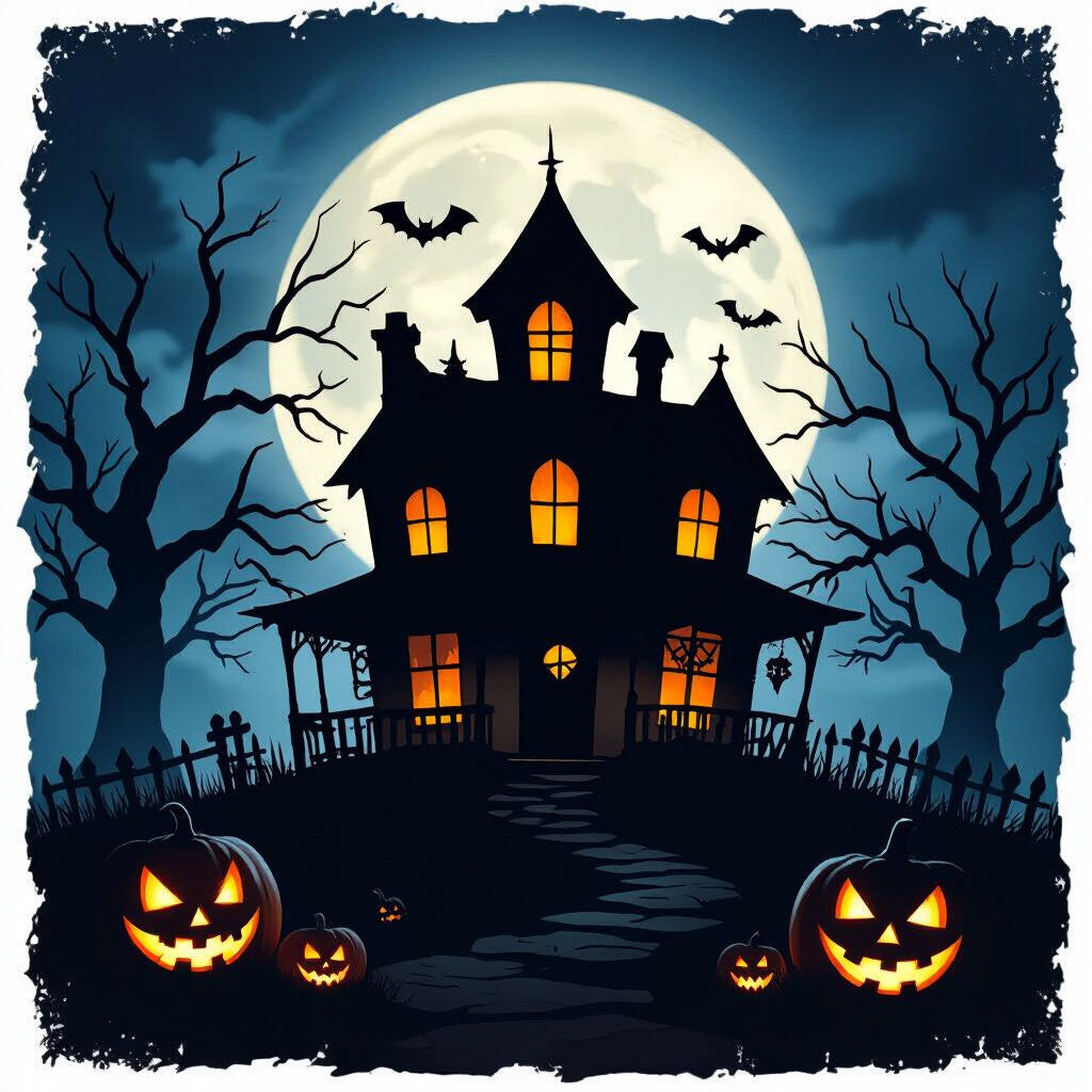 Scary Halloween Drawing Ideas - AI Generated Art