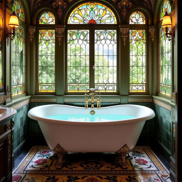 Art Nouveau Bathroom Designs gallery