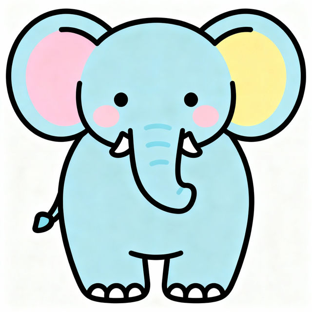 Easy Elephant Drawings gallery