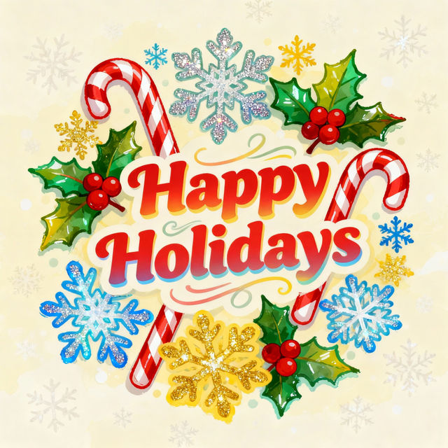 Happy Holidays Clip Art gallery