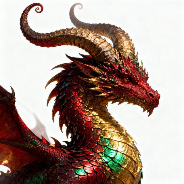 Dragon Horns Drawing gallery