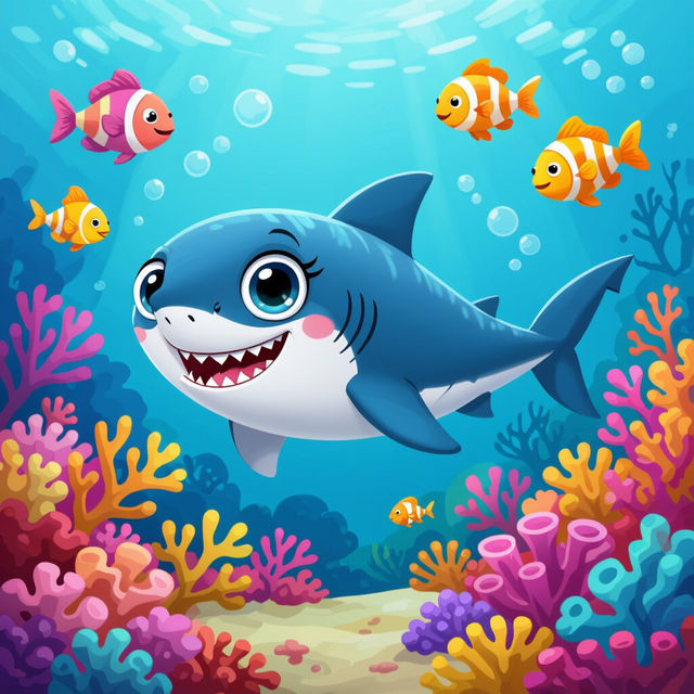 Cute Shark Wallpapers gallery