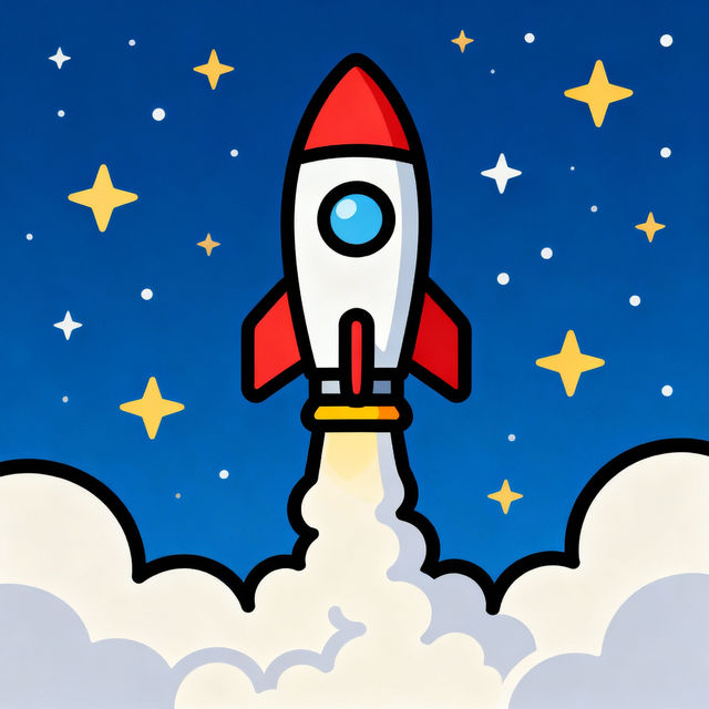 Easy Rocket Drawings gallery