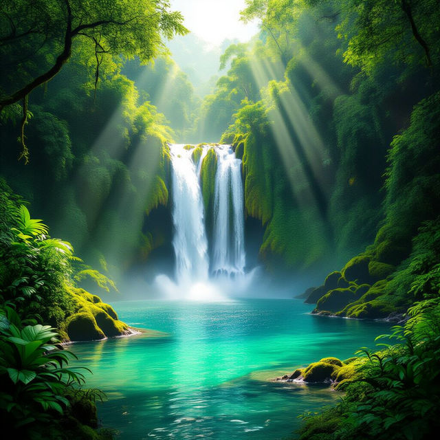 Waterfall Wallpapers - Made With AI gallery
