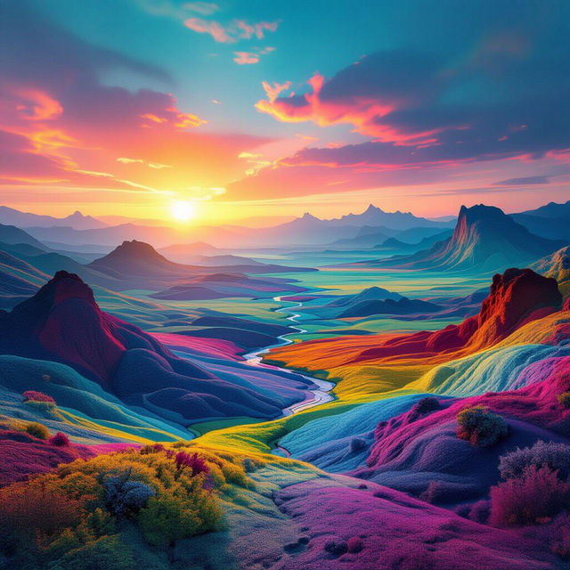 Color Inverted Pictures - Made With AI gallery