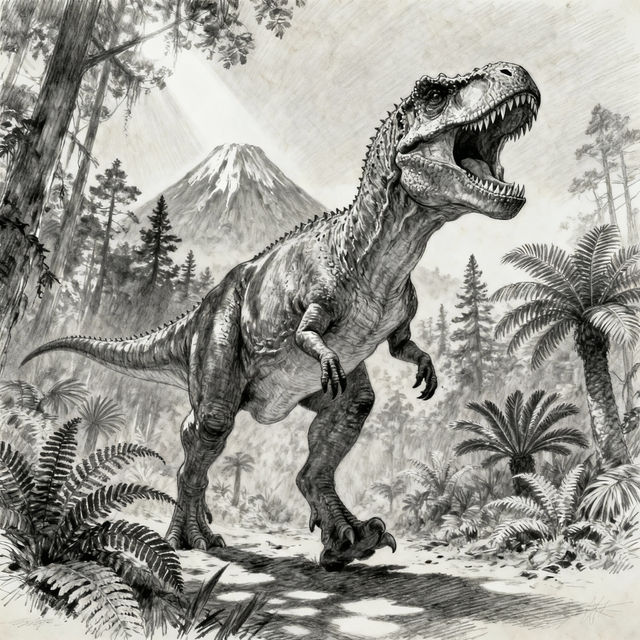 Trex Drawings - Made With AI gallery