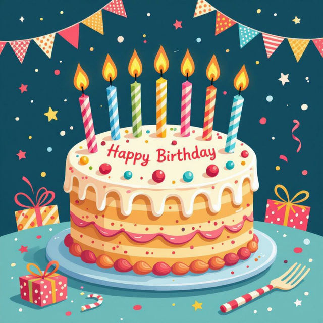 Birthday Cake Clip Art gallery