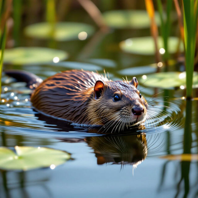 Muskrat Pictures - AI Generated gallery