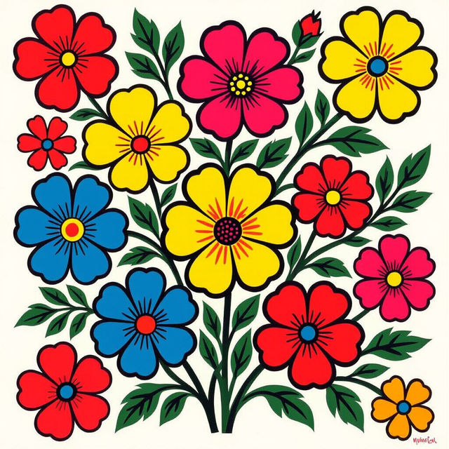 Pop Art Flowers gallery