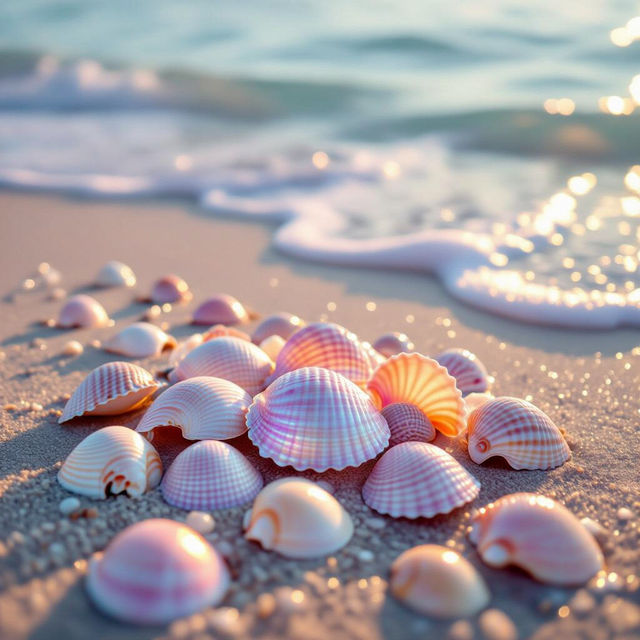 Pink Seashell Wallpaper gallery