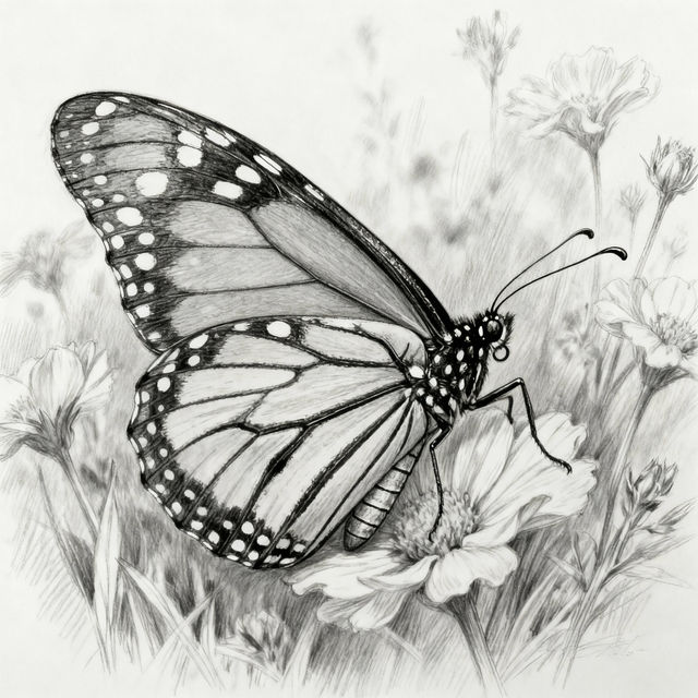 Butterfly Drawings gallery