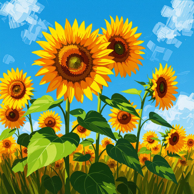 Explore Stunning Sunflower Art Creations gallery