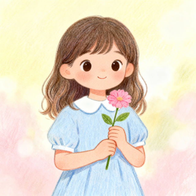 Cute Drawings Easy Girl gallery