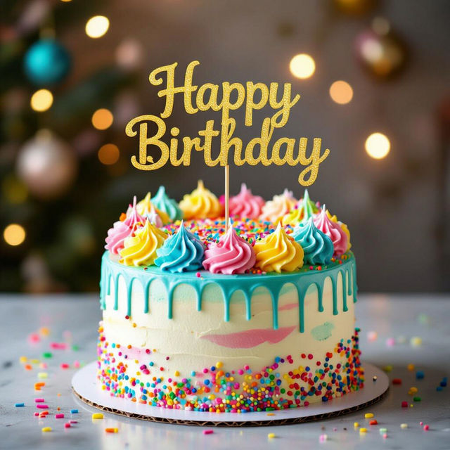 Birthday Cake Pictures - Made With AI gallery