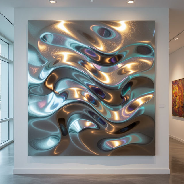 Metallic Wall Art - AI Generated gallery