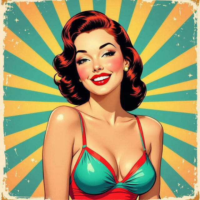 Vintage Pin Up Art - AI Generated gallery