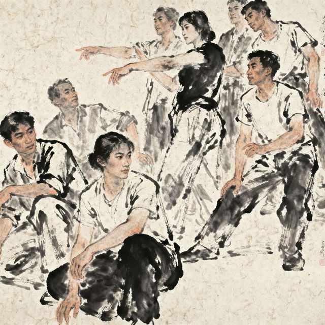 People Sketch Art - Generated by AI gallery