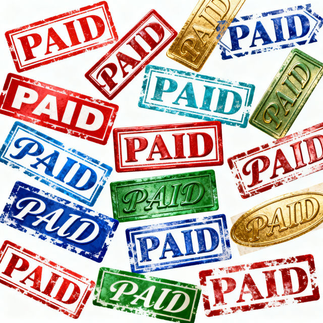 Paid Stamp Images gallery