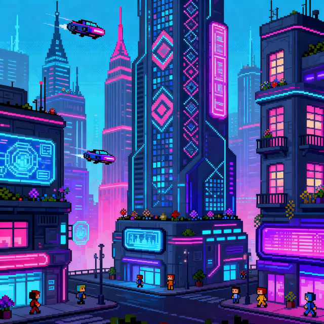 Pixel Art Hard - Made With AI gallery