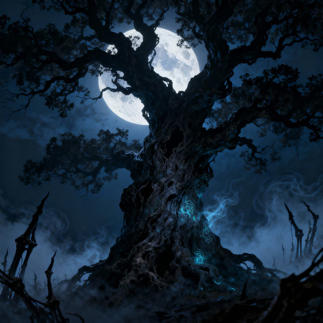 Spooky Tree Drawings gallery