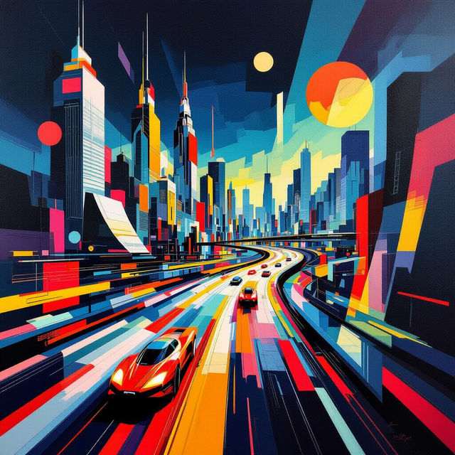 Futurism Art Examples gallery