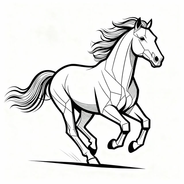 Mustang Drawing Easy gallery