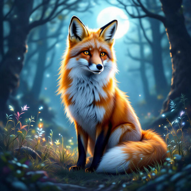 Pictures of Foxes - Stunning AI Art gallery